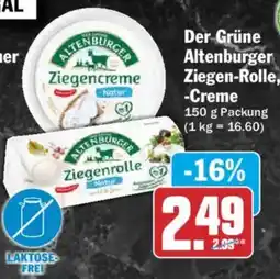 HIT Der Grüne Altenburger Ziegen-Rolle, -Creme Angebot
