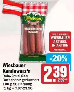 HIT Wiesbauer Kaminwurz'n Angebot