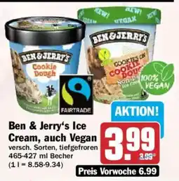 HIT Ben & Jerry's Ice Cream, auch Vegan Angebot