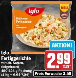HIT Iglo fertiggerichte Angebot