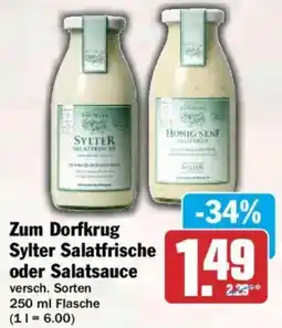 HIT Zum Dorfkrug Sylter Salatfrische oder Salatsauce Angebot