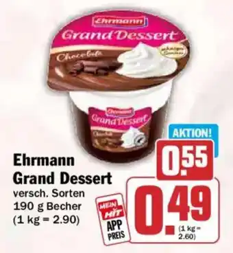 HIT Ehrmann Grand Dessert Angebot