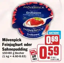 HIT Mövenpick Feinjoghurt oder Sahnepudding Angebot