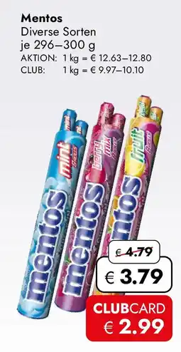 Travel Free Mentos Angebot