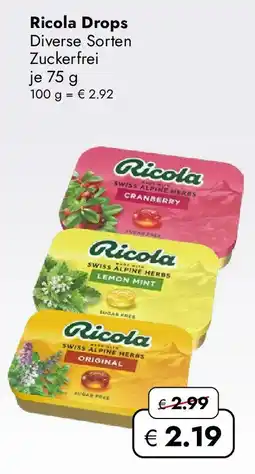 Travel Free Ricola Drops Angebot