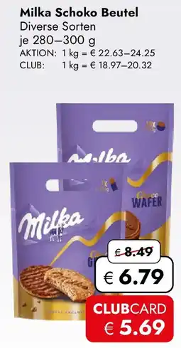 Travel Free Milka Schoko Beutel Angebot