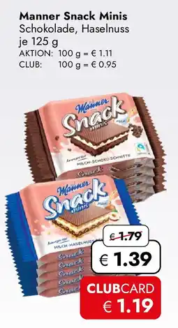 Travel Free Manner Snack Minis Angebot
