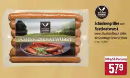 Famila Nord Ost Schinkengriller oder Rostbratwurst Angebot