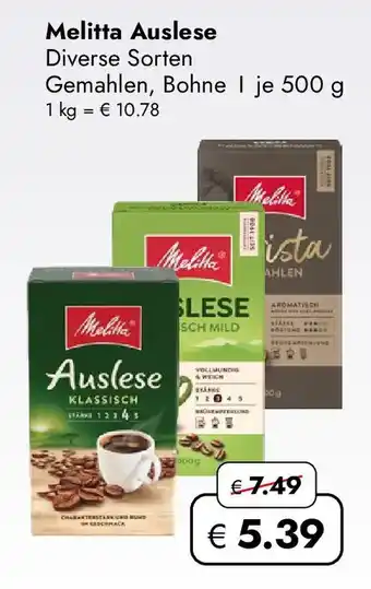 Travel Free Melitta Auslese Angebot