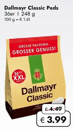 Travel Free Dallmayr Classic Pads Angebot