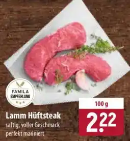 Famila Nord Ost Lamm Hüftsteak Angebot