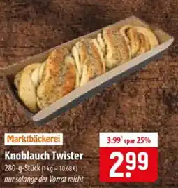 Famila Nord Ost Marktbäckerei Knoblauch Twister Angebot