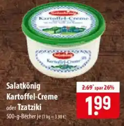 Famila Nord Ost Salatkönig Kartoffel-Creme oder Tzatziki Angebot