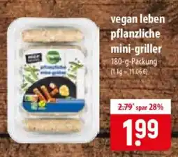 Famila Nord Ost vegan leben pflanzliche mini-griller Angebot