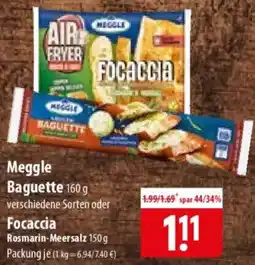 Famila Nord Ost Meggle Baguette oder Focaccia Angebot