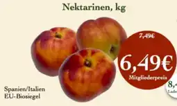 LPG Biomarkt Nektarinen Angebot
