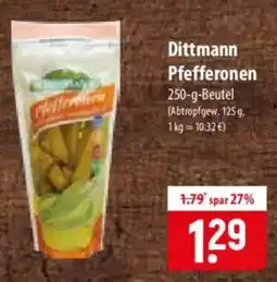 Famila Nord Ost Dittmann Pfefferonen Angebot