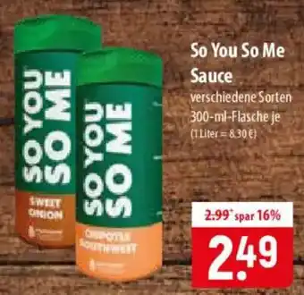 Famila Nord Ost So You So Me Sauce Angebot
