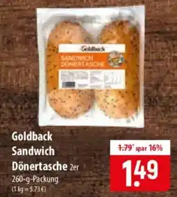 Famila Nord Ost Goldback Sandwich Dönertasche Angebot