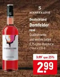 Famila Nord Ost Schneekloth dornfelder Angebot