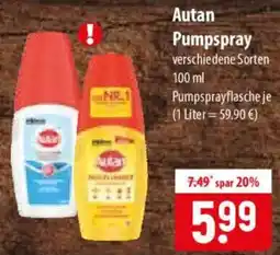 Famila Nord Ost Autan Pumpspray Angebot
