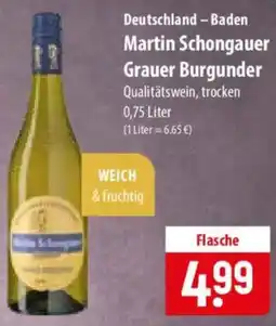 Famila Nord Ost Martin Schongauer Grauer Burgunder Angebot