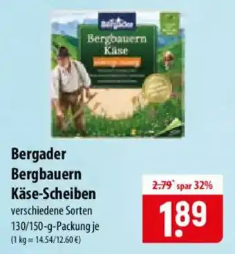 Famila Nord Ost Bergader Bergbauern Käse-Scheiben Angebot