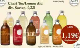 LPG Biomarkt Chari Tea/Lemon Aid Angebot