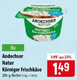 Famila Nord Ost Bio Andechser Natur Körniger Frischkäse Angebot
