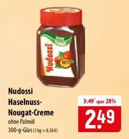 Famila Nord Ost Nudossi Haselnuss Nougat-Creme Angebot
