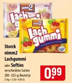 Famila Nord Ost Storck nimm2 Lachgummi oder Softies Angebot