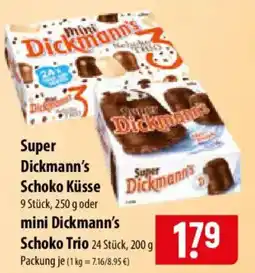 Famila Nord Ost Super Dickmann's Schoko Küsse oder mini Dickmann's Schoko Trio Angebot