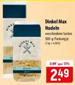 Famila Nord Ost Dinkel Max Nudeln Angebot