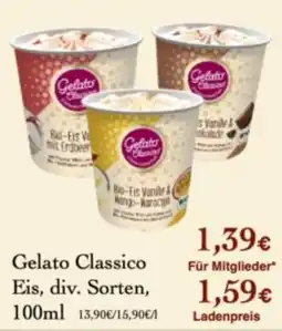 LPG Biomarkt Gelato Classico Eis Angebot