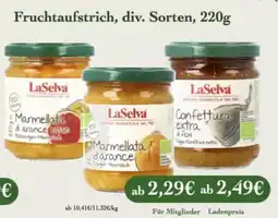 LPG Biomarkt LaSelva Fruchtaufstrich Angebot