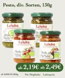 LPG Biomarkt LaSelva Pesto Angebot
