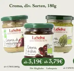 LPG Biomarkt LaSelva Crema Angebot