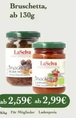 LPG Biomarkt LaSelva Bruschetta Angebot