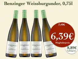 LPG Biomarkt Benzinger Weissburgunder Angebot