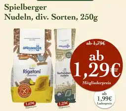 LPG Biomarkt Spielberger Nudeln Angebot