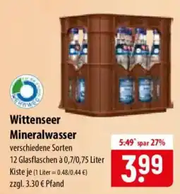 Famila Nord Ost Wittenseer Mineralwasser Angebot