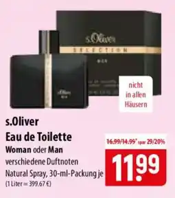 Famila Nord Ost s.Oliver Eau de Toilette Angebot