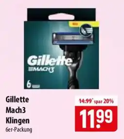 Famila Nord Ost Gillette Mach3 Klingen Angebot