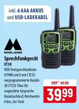 Famila Nord Ost Midland sprechfunkgerät Angebot