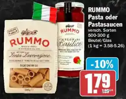 HIT Rummo pasta oder pastasaucen Angebot
