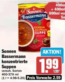 HIT Sonnen Bassermann konzentrierte Suppen Angebot