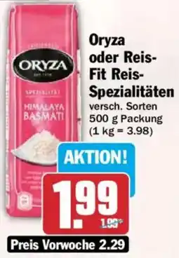 HIT Oryza oder reis fit reis spezialitäten Angebot