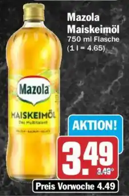 HIT Mazola Maiskeimöl Angebot