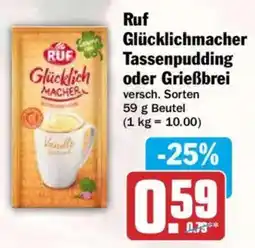 HIT Ruf Glücklichmacher Tassenpudding oder Grießbrei Angebot