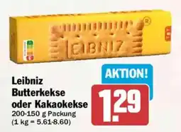 HIT Leibniz Butterkekse oder Kakaokekse Angebot